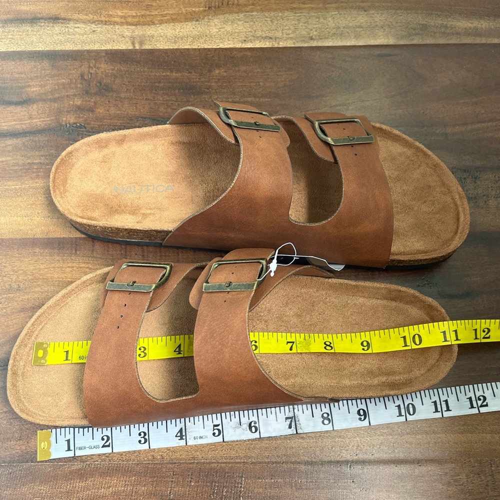 Nautica Brand New Men Adjustable Double Buckle Comfortable-Slide-Slip On-Sandal - Picture 12 of 16
